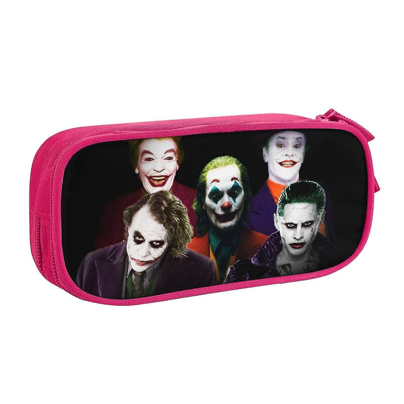 مقلمة Joker Zipper ، حقيبة قلم ذات سعة كبيرة لطلاب المدارس والكبار