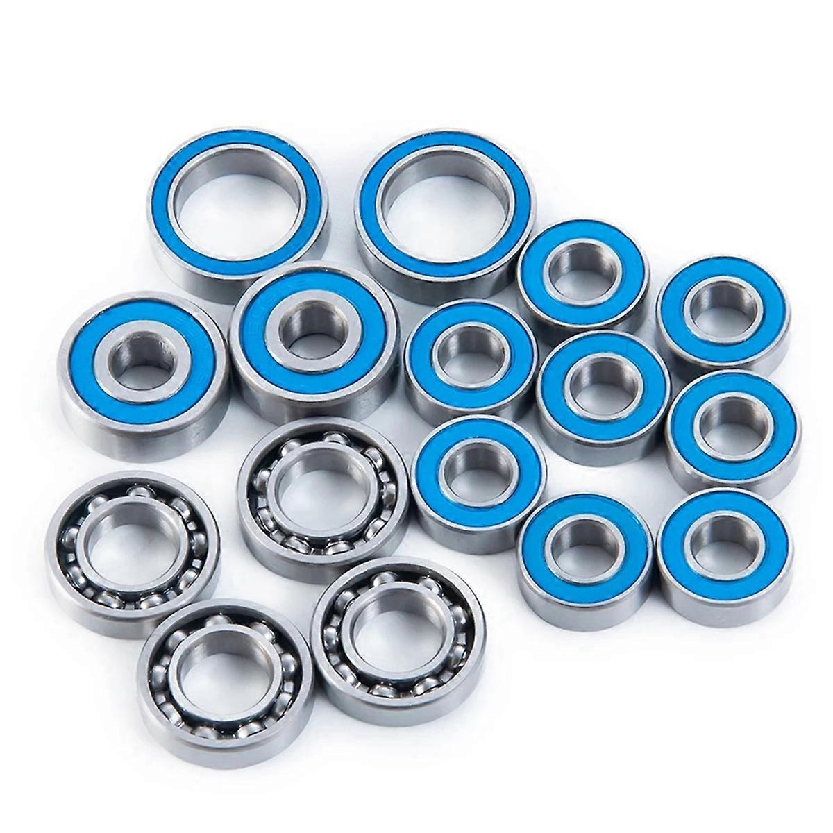 16Pcs Wheel Hub Sealed Bearing Kit for Axial SCX10 II Ar44 1/10 RC Crawler Car Upgrade Parts Access
