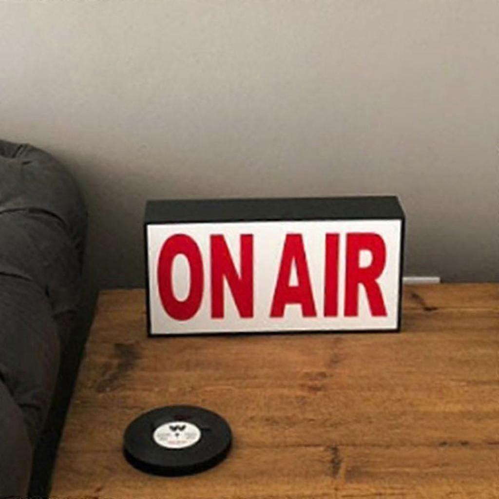 On Air Illuminated LED Sign for Recording Studio Gaming Room Decor