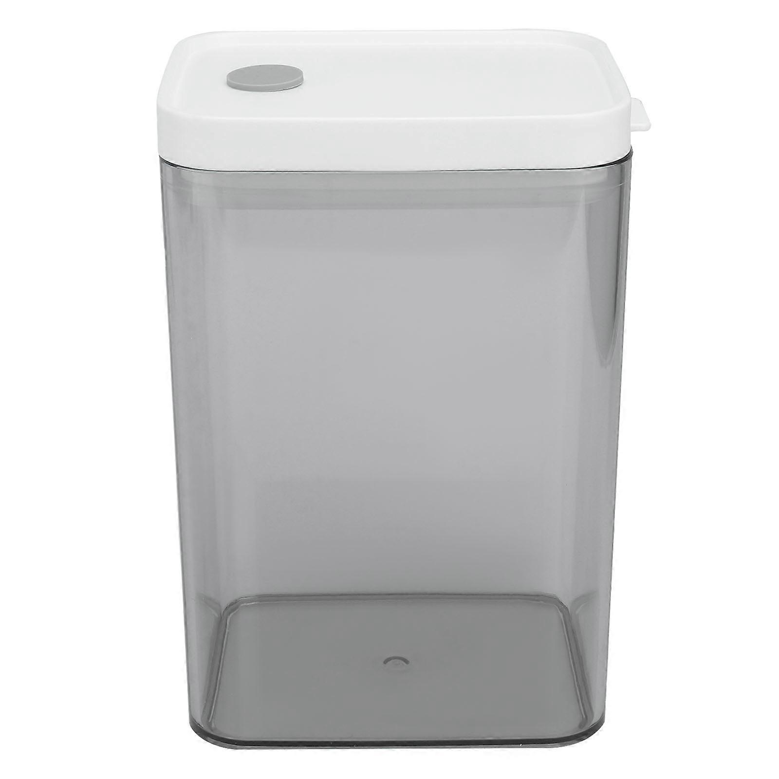 Long Rectangular Sealed Box for Food Preservation 1Pcs Grey Storage Box