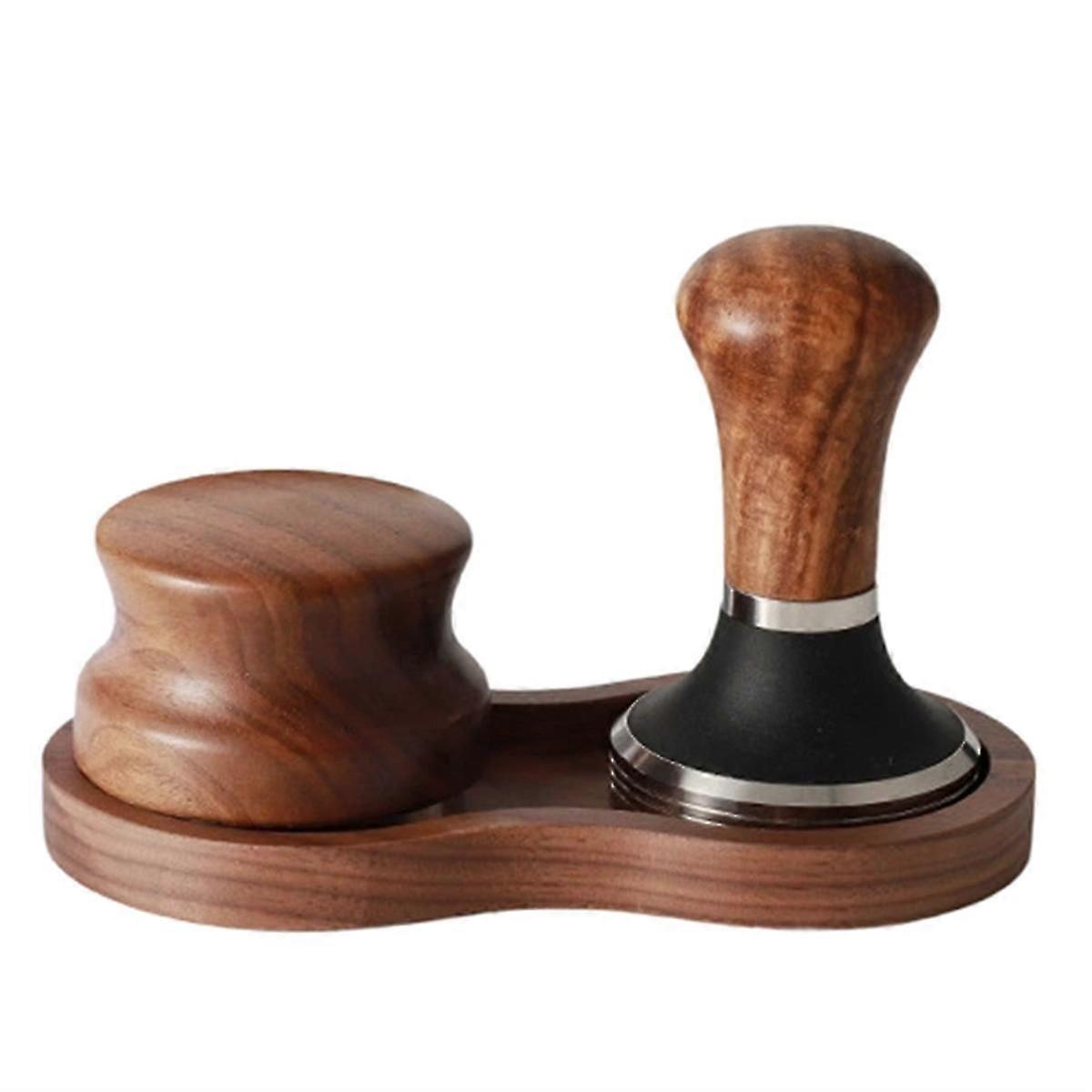 Coffee Distributor and Tamper with Universal Base B