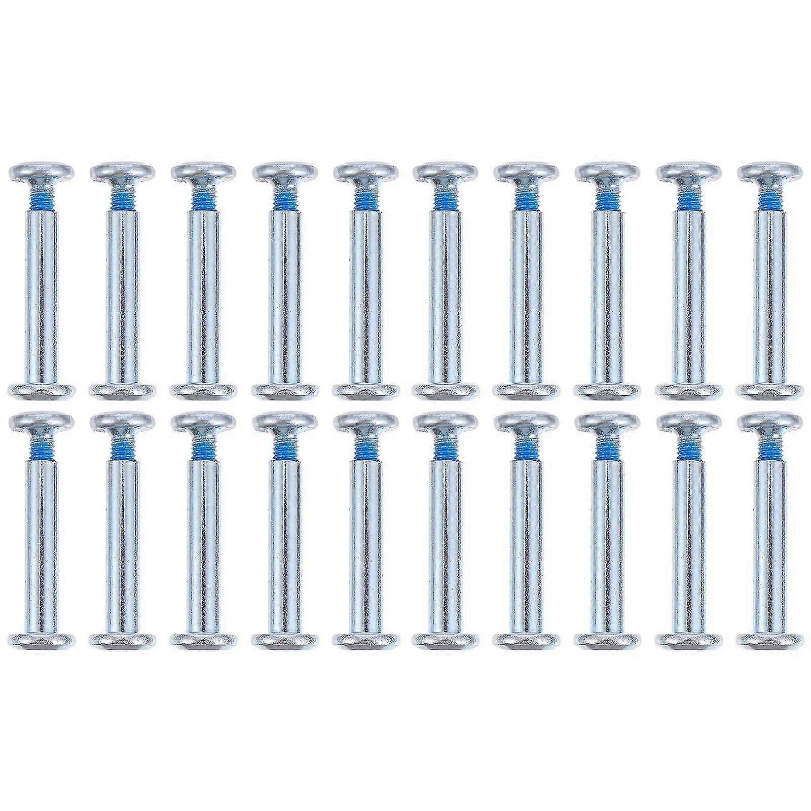 20pcs Inline Skate Screws Skating Wheel Screws Hexagonal Socket Screws