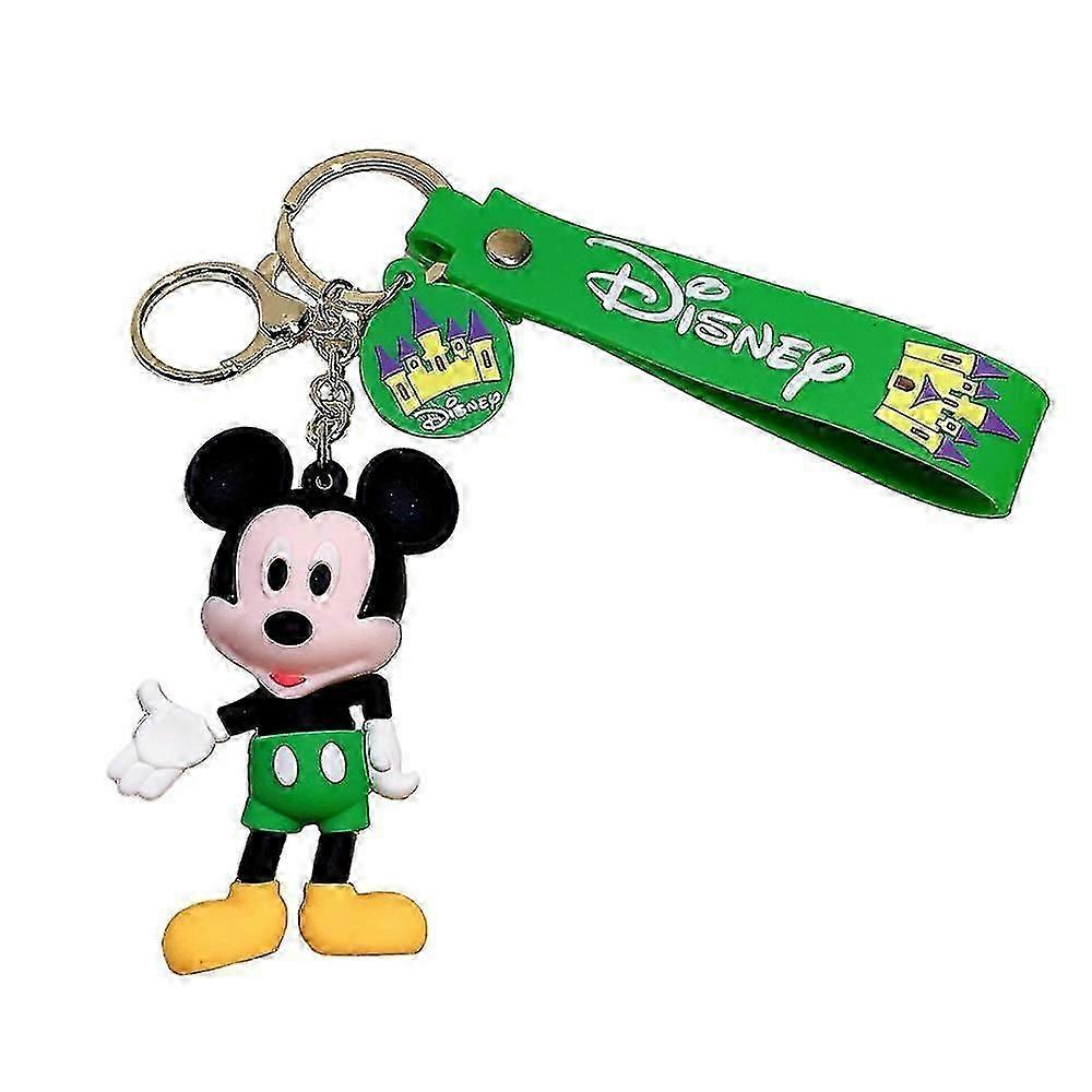 かわいいミニーミッキーキーホルダーキーホルダーバッグチャームキッズコレクタブルミニフィギュア