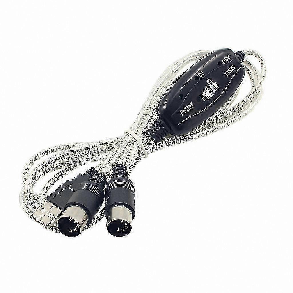 USB Interface Cable for PC to Music Keyboard Adapter Wire Connector