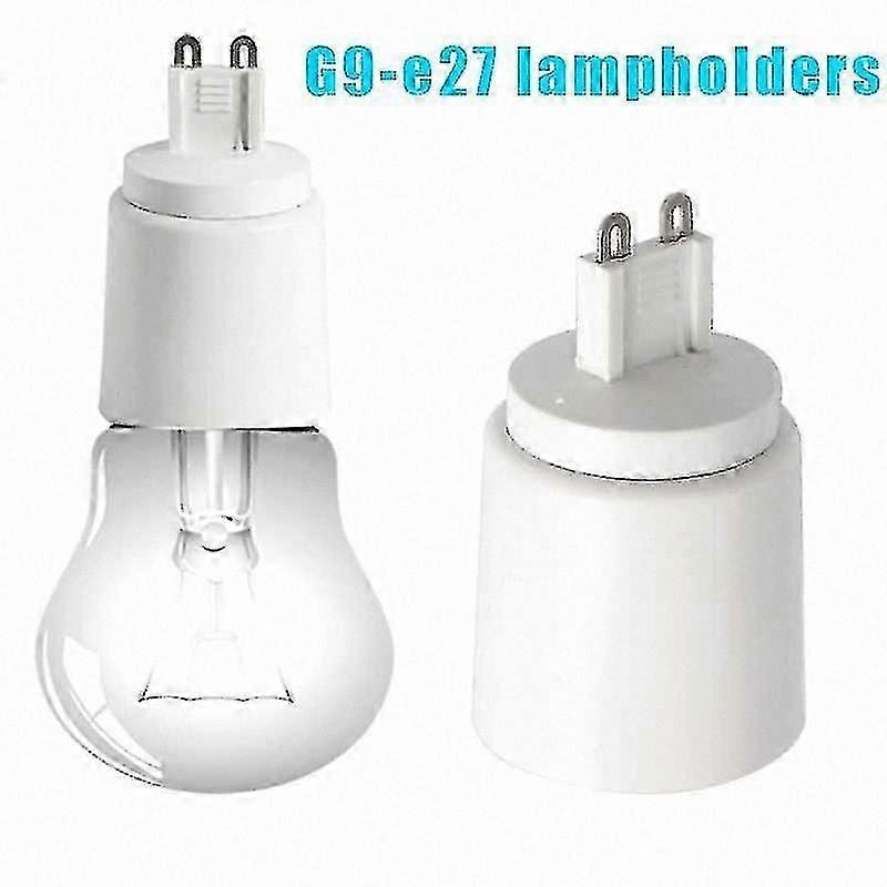 10-Pack G9 to E27 Adapter Converter for Halogen and CFL Light Bulbs