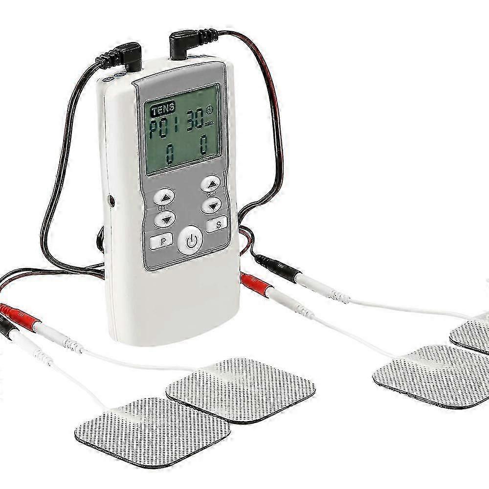 Utsøkt 28 moduser Tens Unit Machine Ems Elektrisk Muscle Stimulator Fysioterapi Pulse Massøren Justerbar Pulsbredde Frekvens Device
