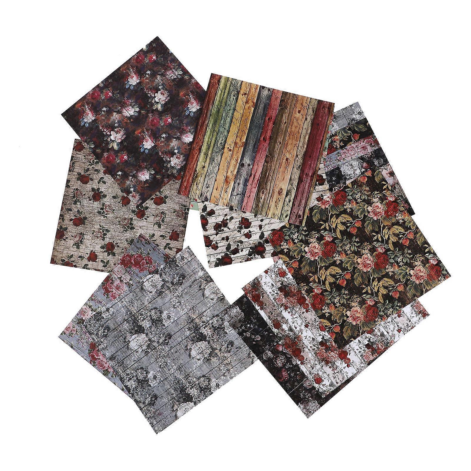 Craft Design Decorative Hand Account Paper For DIY Projects And Scrapbooking In Assorted Color 24Pcs