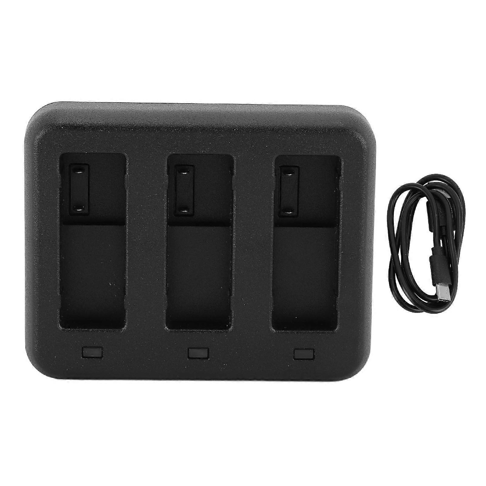 3 Port Camera Battery Charging Hub Professional Efficient Triple Channel Battery Charger for Osmo Action 4 for Action 3 Camera