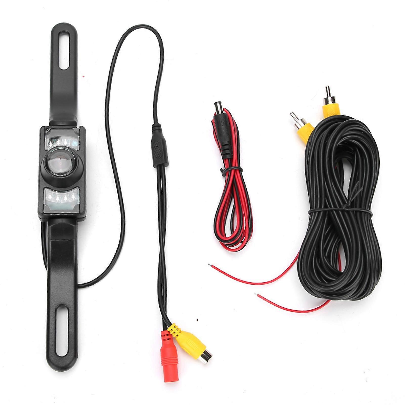HD Backup Camera with 140° View for Long License Plate Frame