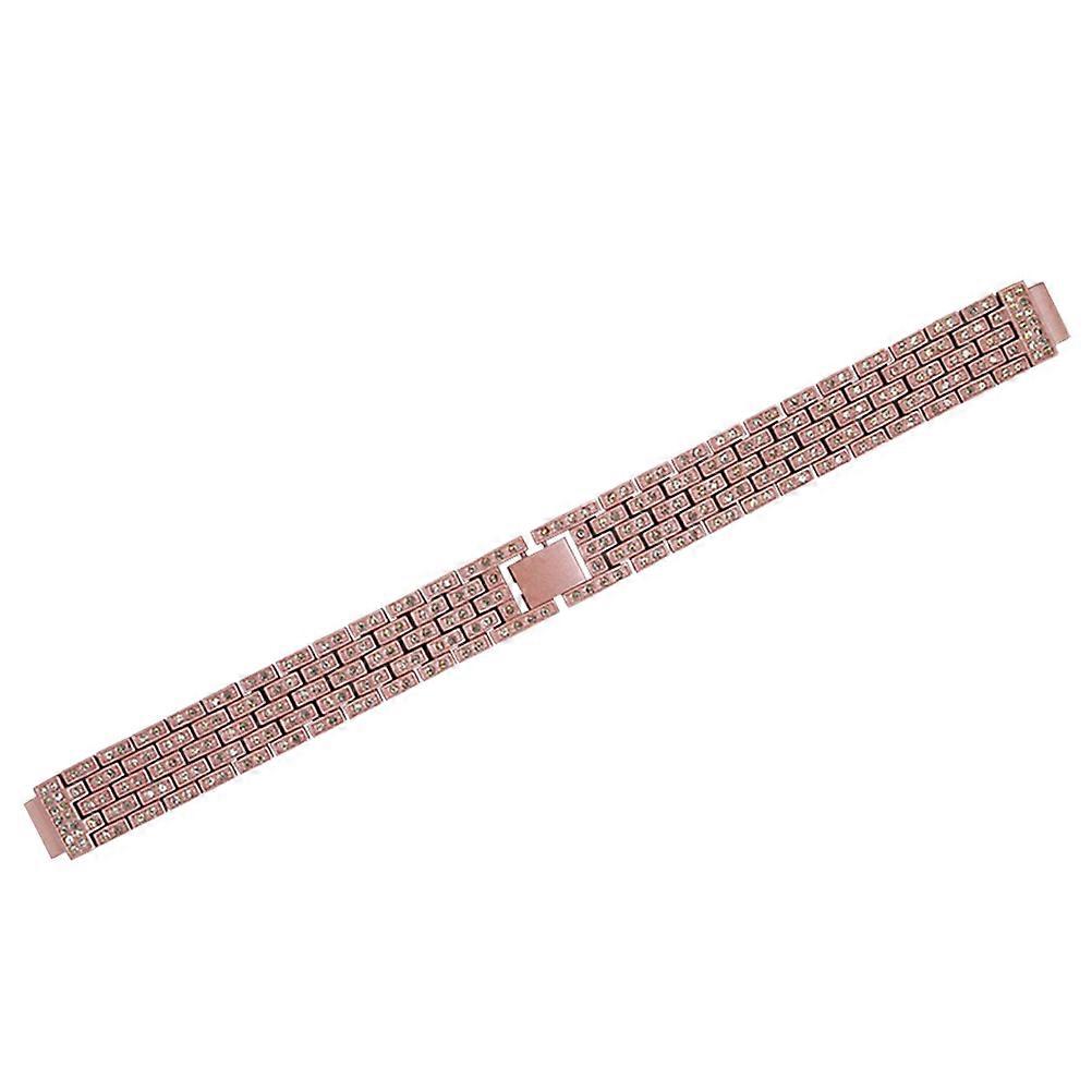Metal Wrist Strap Watch Strap for Decoration Use 1Pcs Pink Compatible