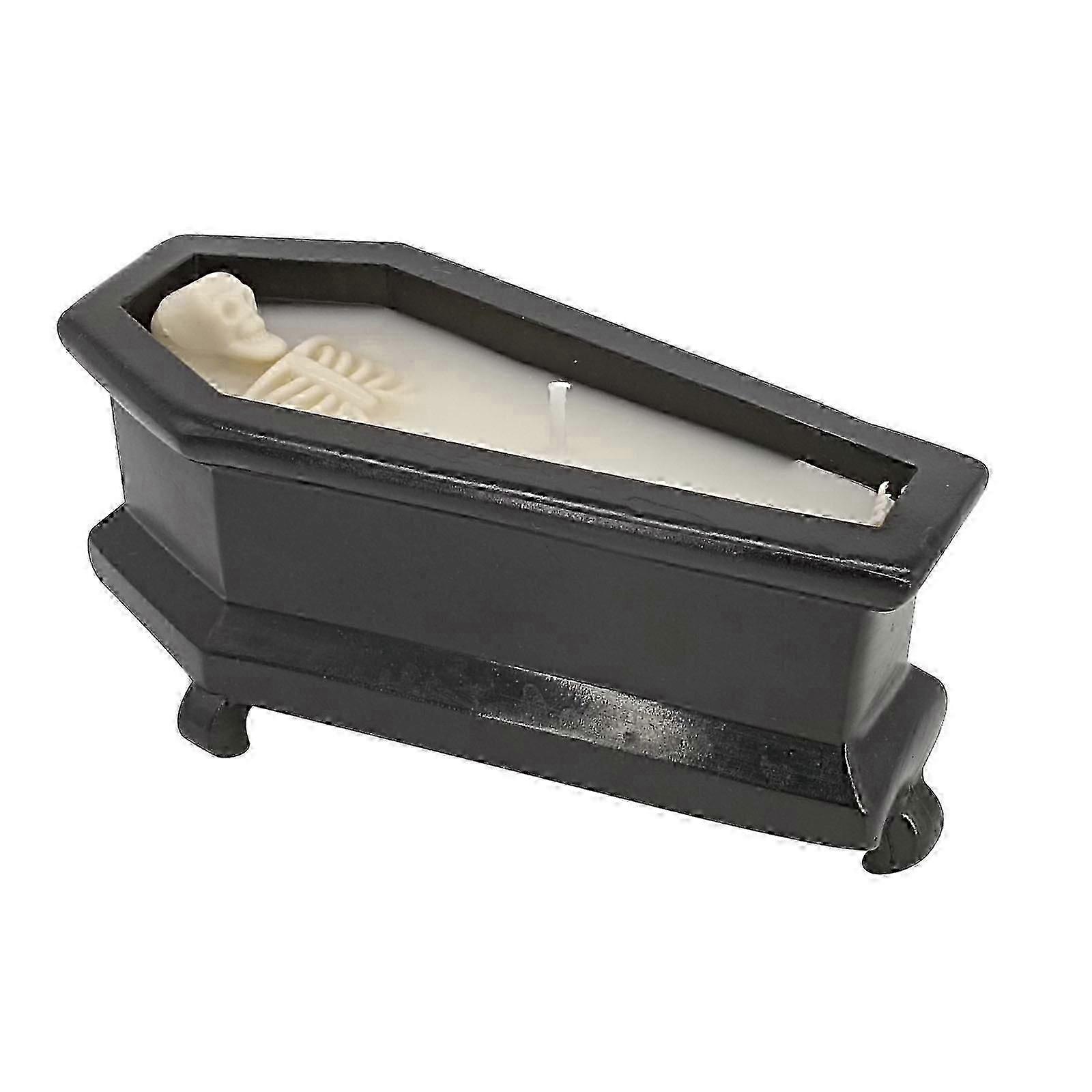 Coffin Skeleton Candle Atmospheres Tabletop Holiday Decoration Ornaments