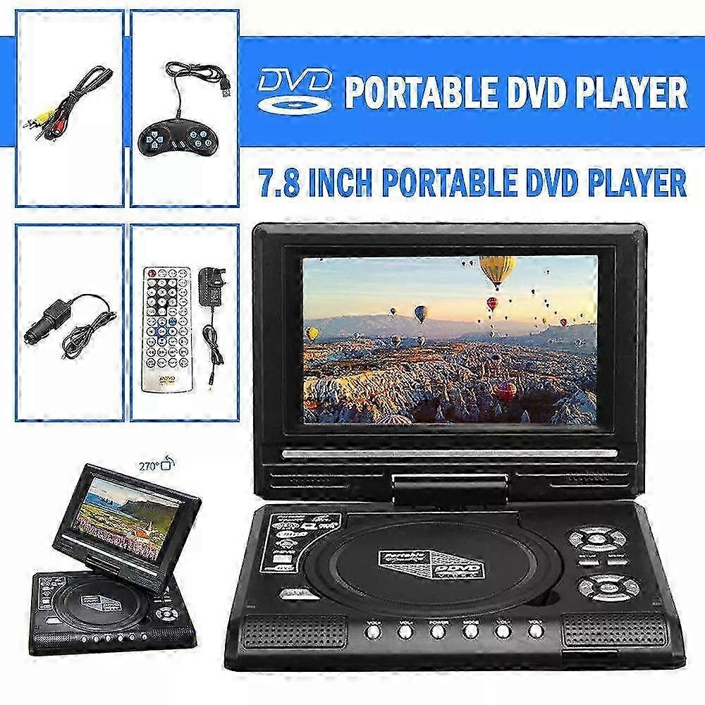 suitable for 7.8-inch portable DVD EVD player with TV/USB/game functions-jc