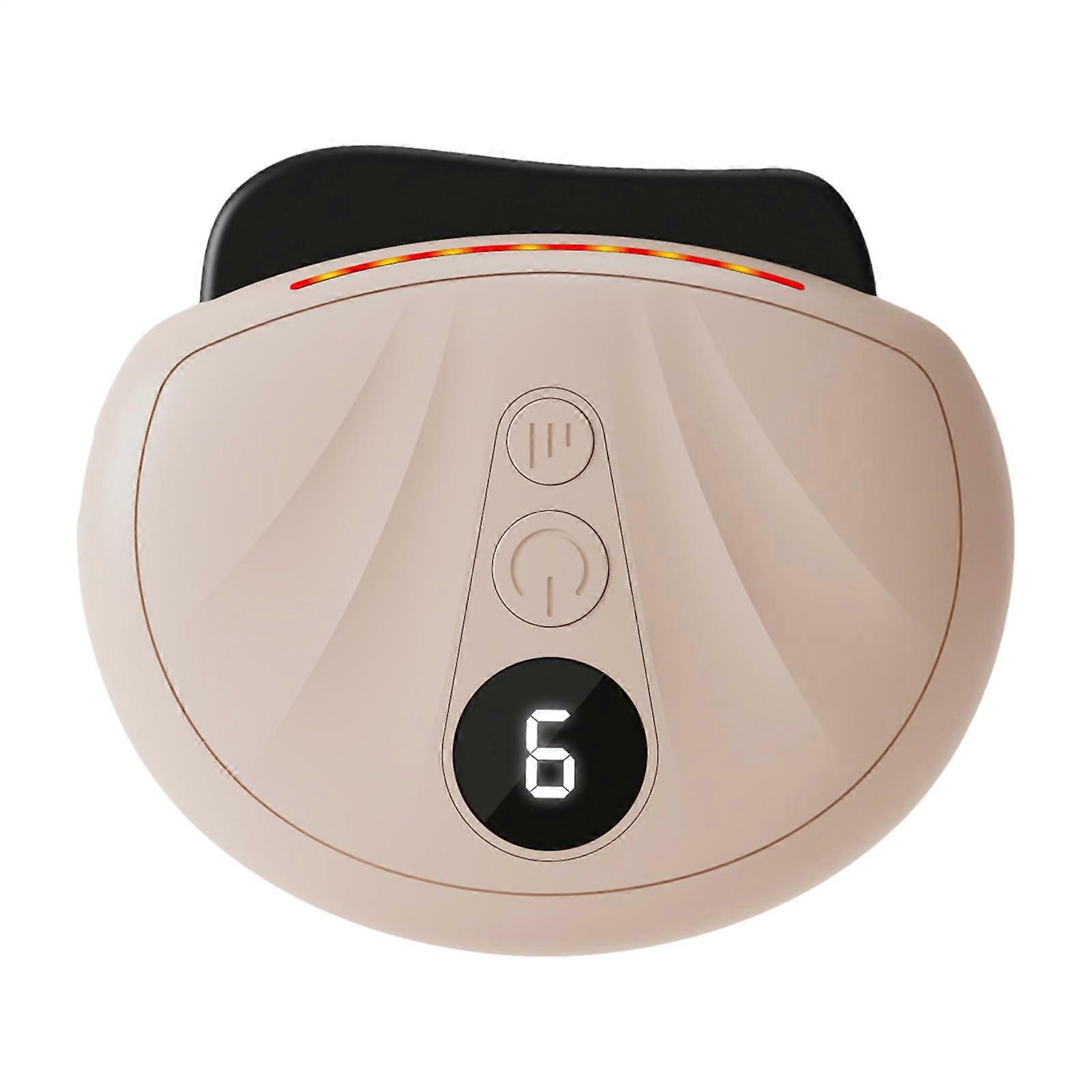Electric Face Massage Tool - Thermal De-Puffing Scraper for Chin Tightening, Lifting, Firming, and Smoothing