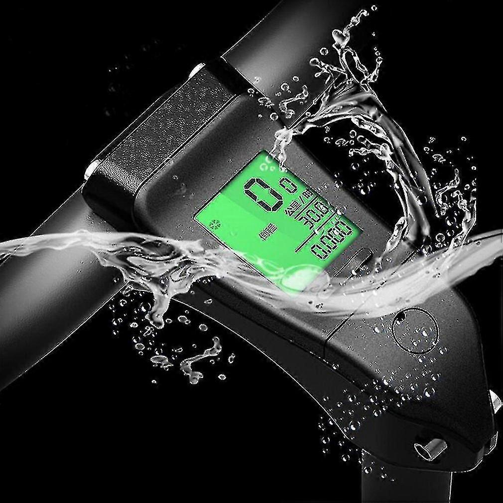 Outdoor Mountain Bike Speedometer Luminous Waterproof Lcd Cycling Computer