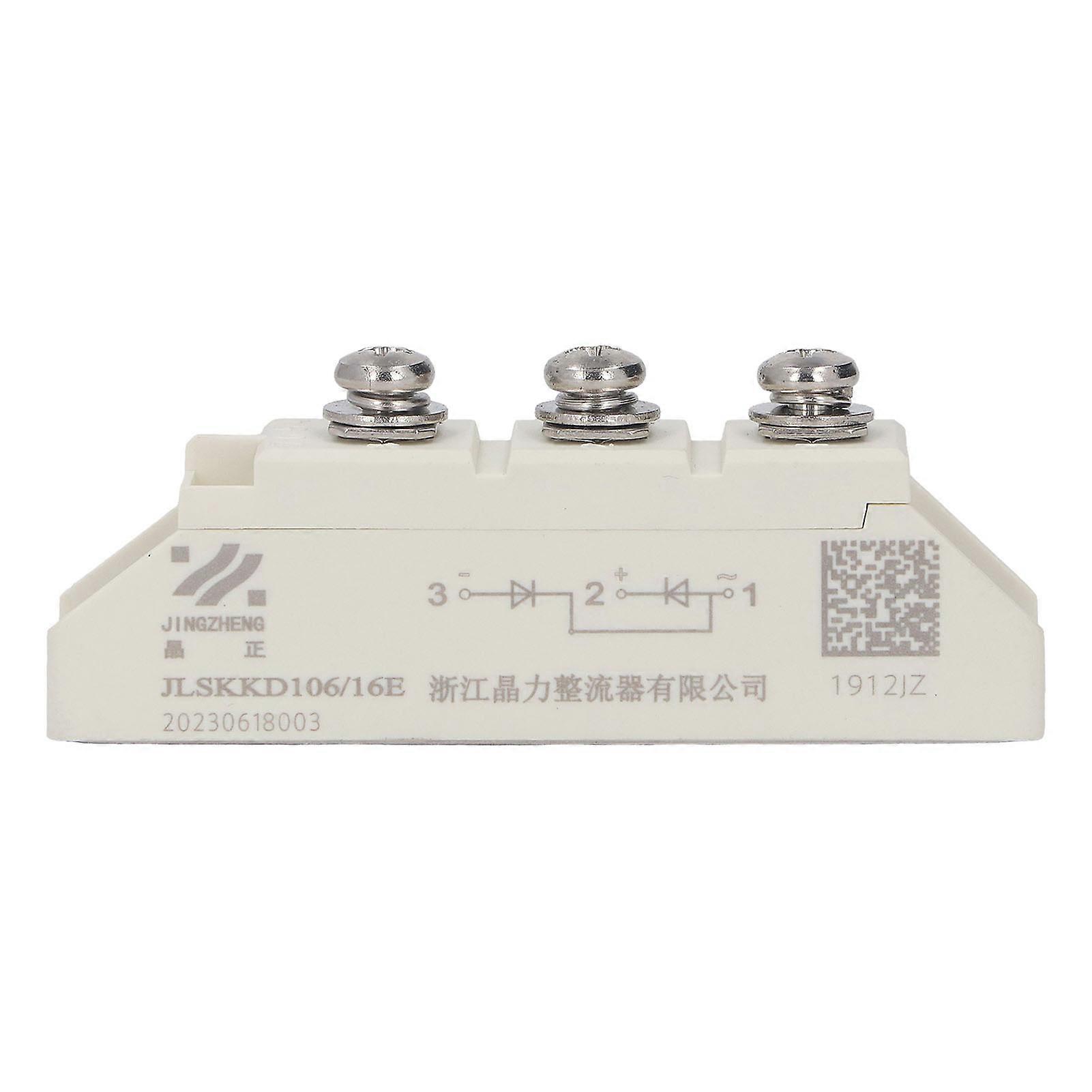 106A 1600V Power Bridge Rectifier Module, 3 Terminal Diode Bridge Rectifier Module for Battery Charging