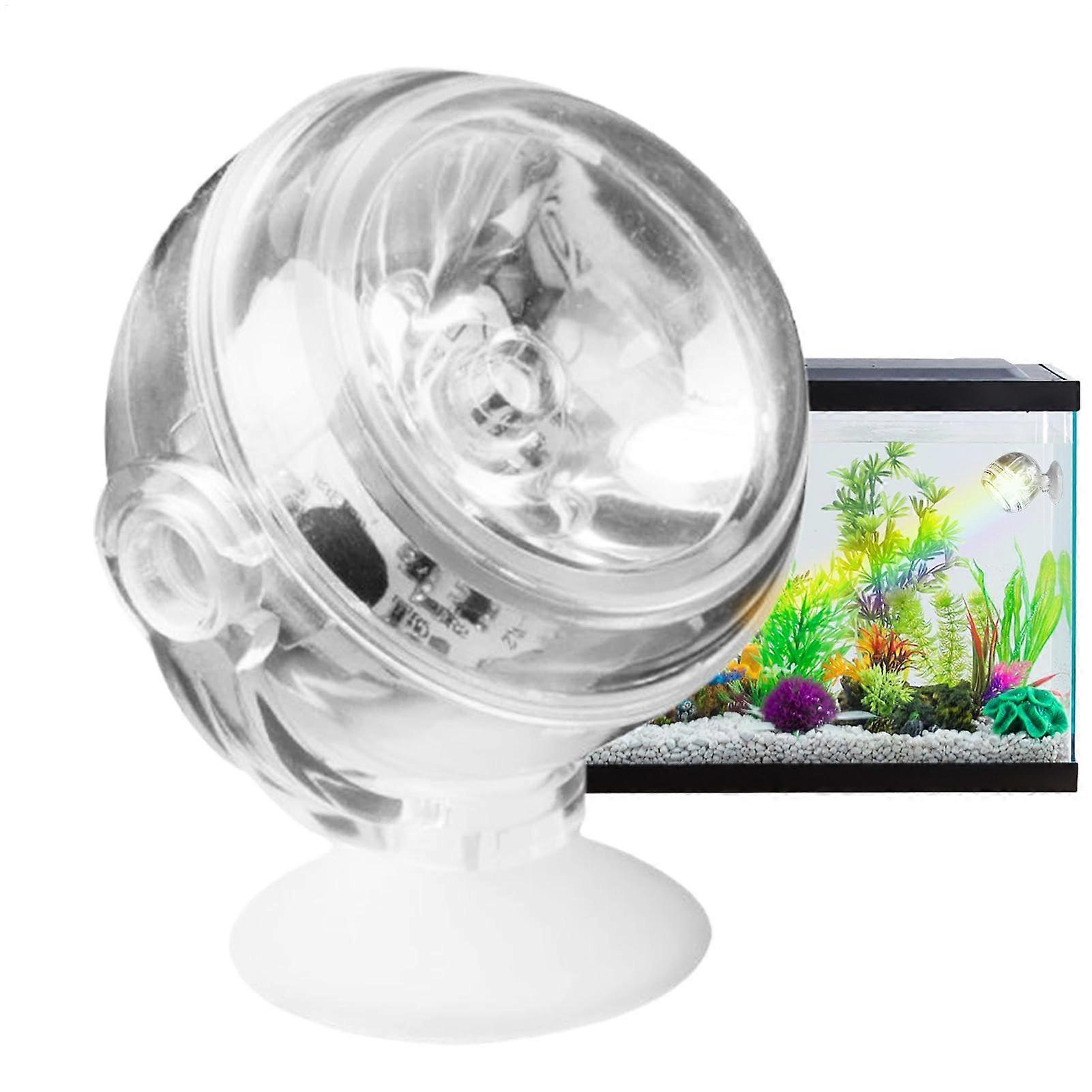 Submersible LED Aquarium Floodlight Freshwater 180-Degree Rotatable Fish Lamp Super Bright LEDs Colorful2 Landscape Light