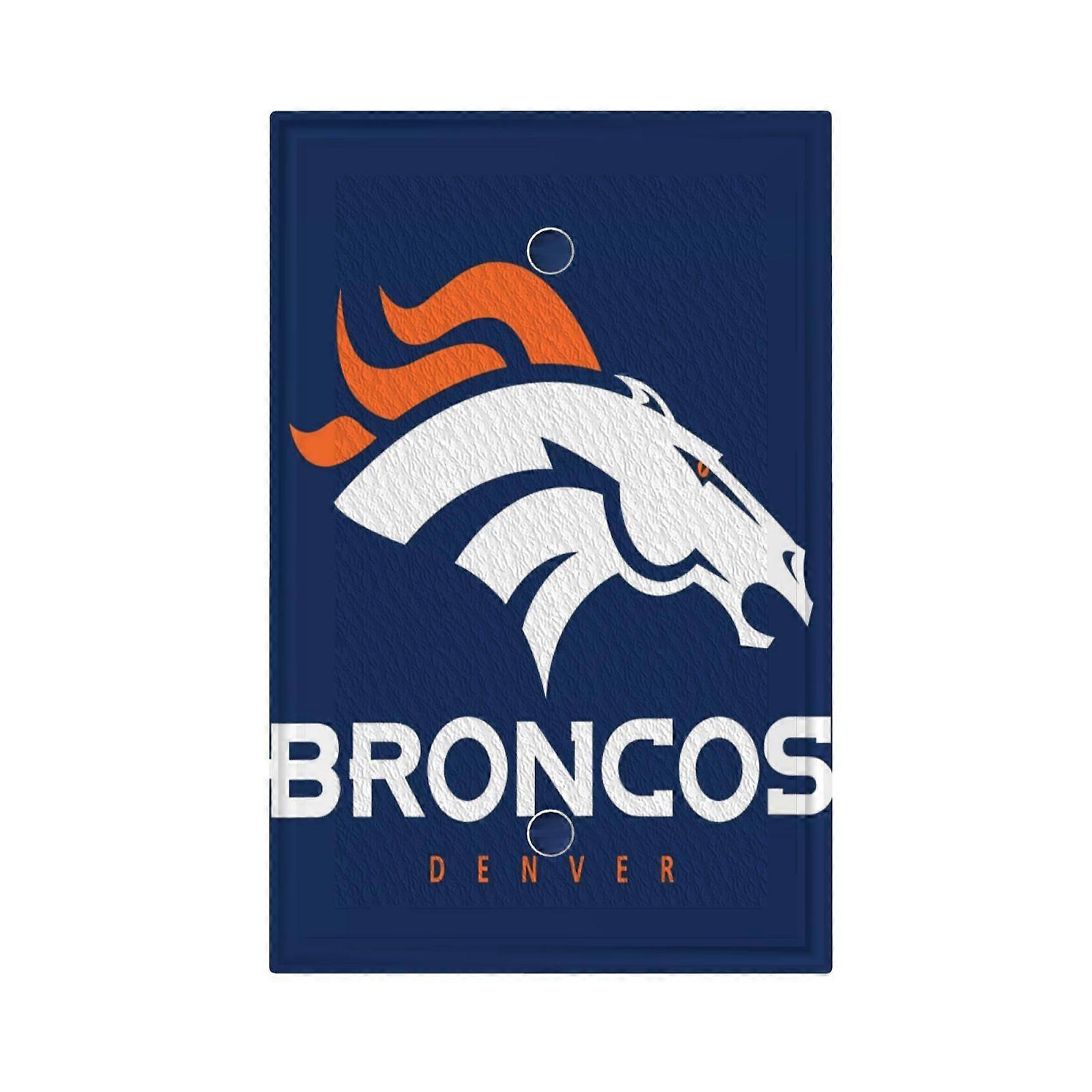 Broncos Switching Lights Single Leather Roman Frame Switch Panel Wall Panel Single Double/Pull Light Switch