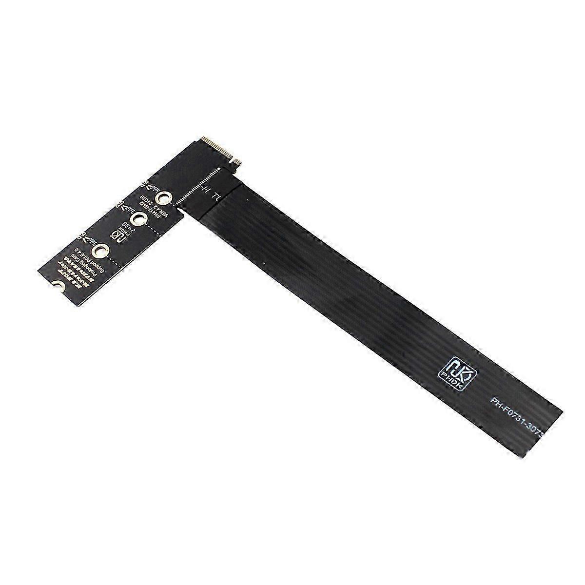 M.2 NVMe SSD Extension Cable PCIe 4.0 X4 M-Key High-Speed Data Transfer Flexible Extender for M.2 NG