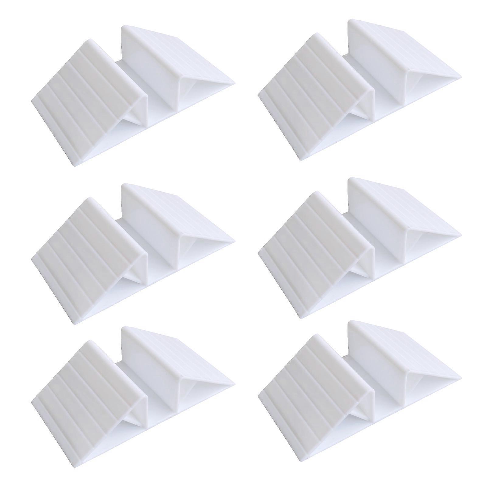 6 reinforced support feet, triangular support foot guardrail accessories, for doors triangular bracket nail easy to