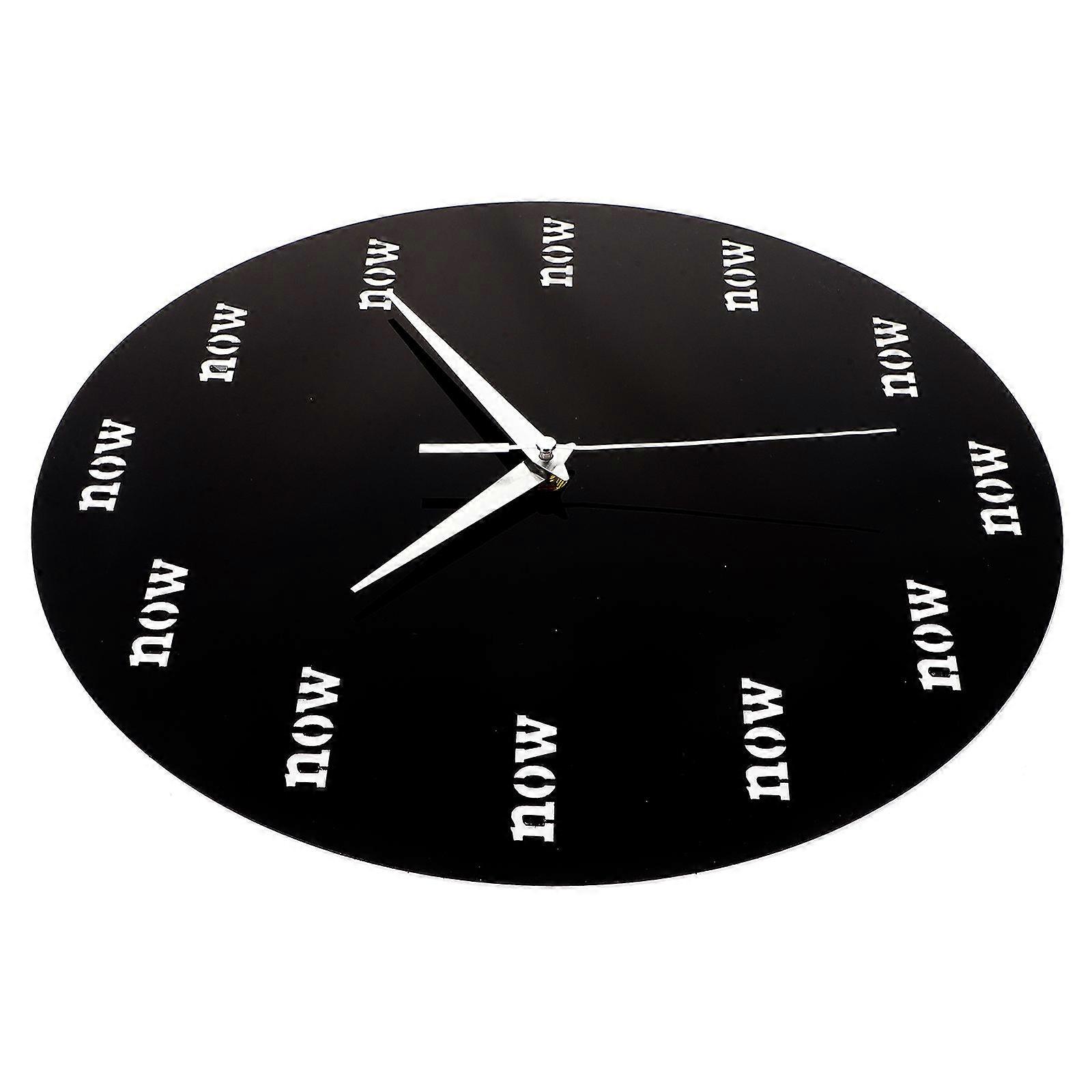 Room Wall Clock Decorative Wall Clock for Home Use 2Pcs Plastic