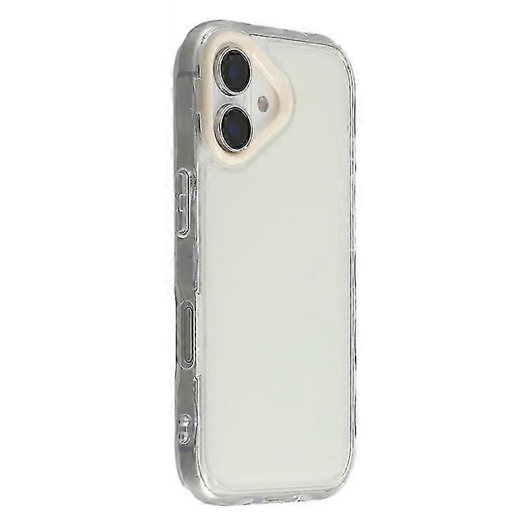Compatible For iPhone 16 Case Inner Wave Pattern TPU + Acrylic Phone Cover