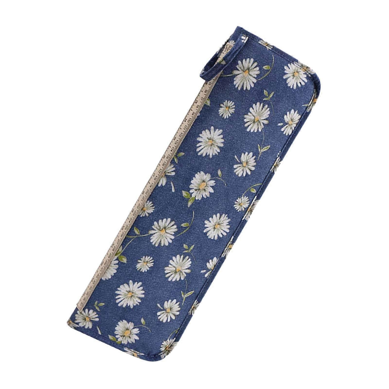 Crochet Hooks Storage Bag Knitting Tools Cartoon Pattern Knitting Needle Bag yellow