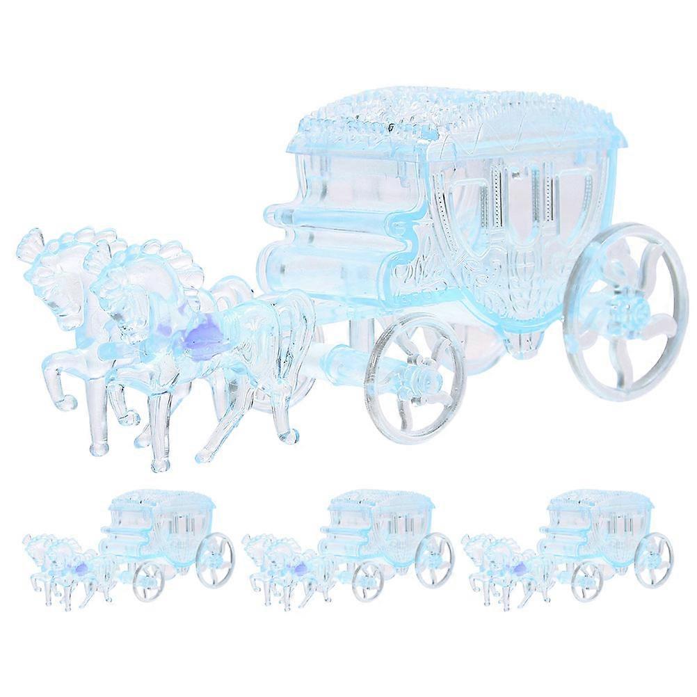 Royal Style Carriage Box Designed For Wedding Celebrations 8 Pcs Storage Container In Various Colors