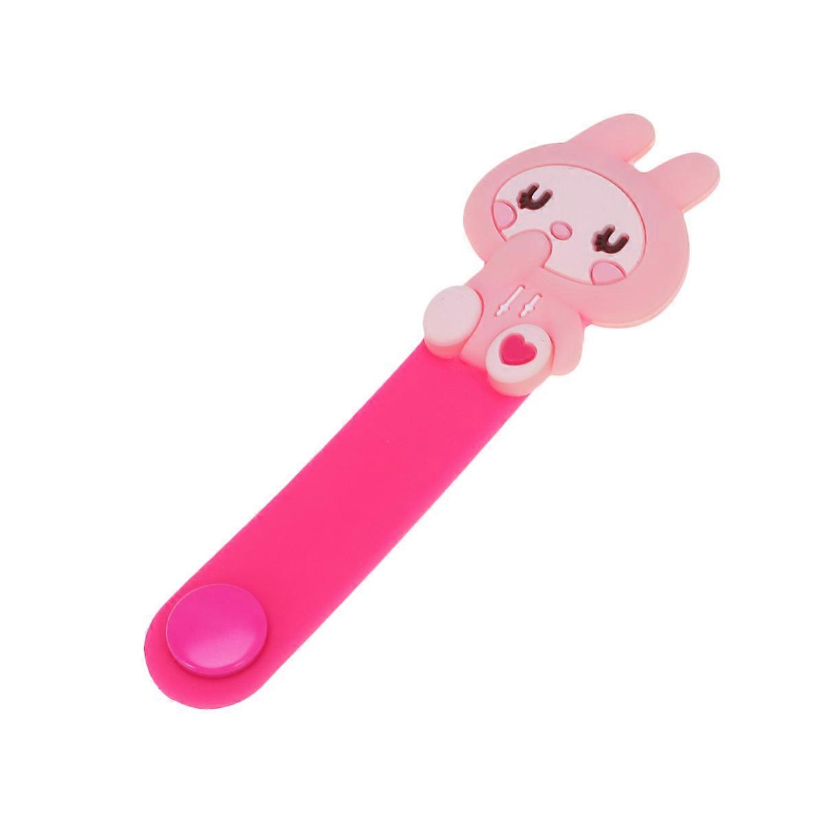 Earphone Line Winder 2Pcs Silicone Organizer For Daily Use Pink Compact Cable Protection Solutions