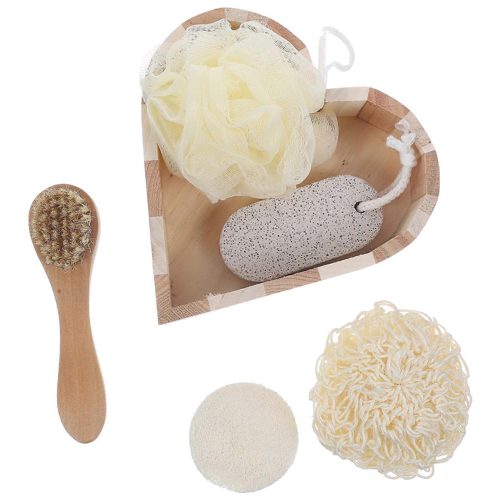 Bath Tool Gift Set For Home Use 3 Sets Features Bathing Tools For Women And Families