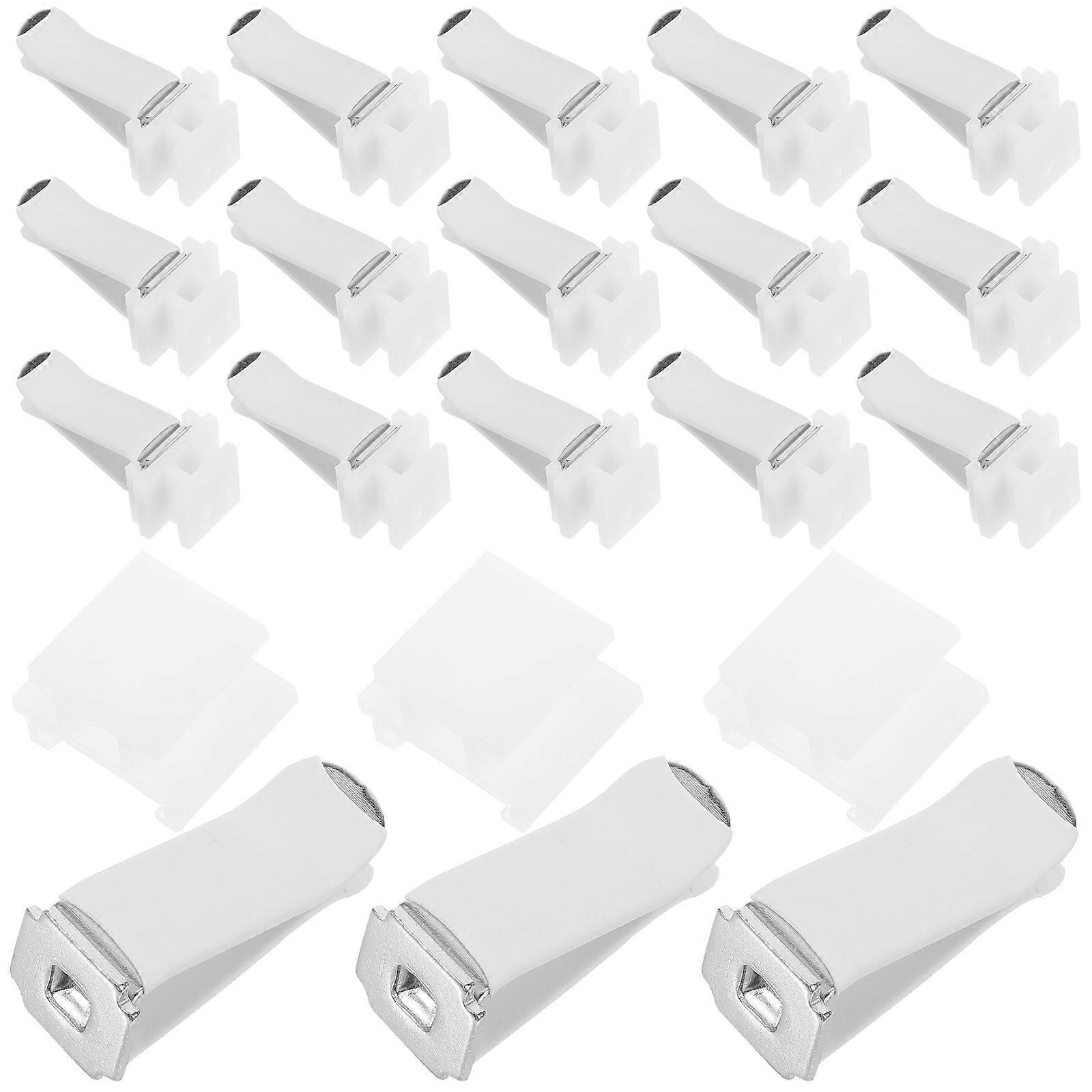 Car Air Vent Clips Square Head Function for Air Freshener 80Pcs Plastic