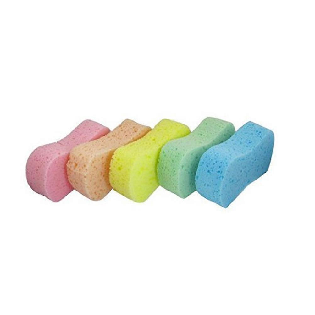 Porous Car Wash Sponge for Polishing 10Pcs Bone Design Assorted Colors