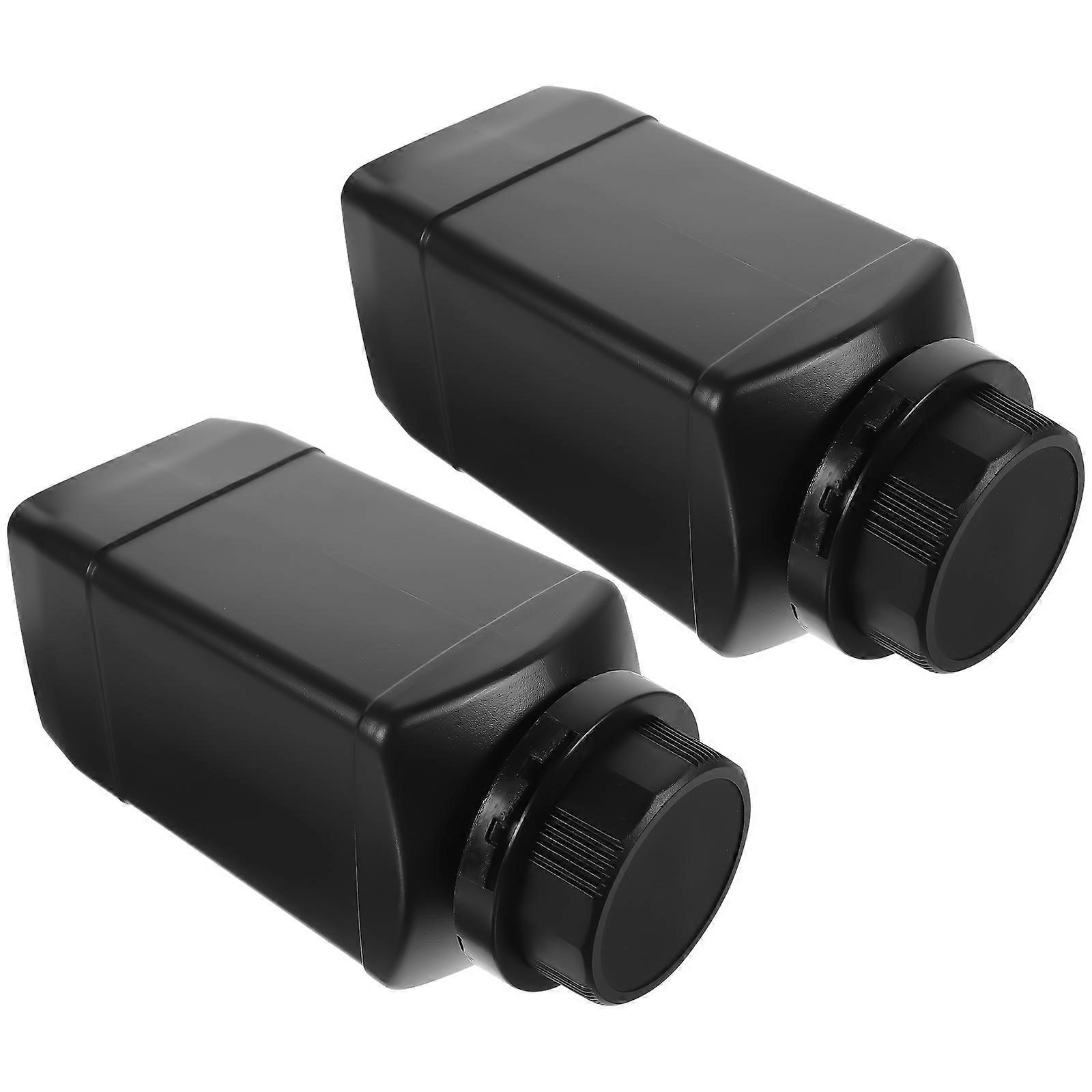 Black Plastic Reagent Bottle for Storage Use 10Pcs 1000ml Wide Mouth Bottles