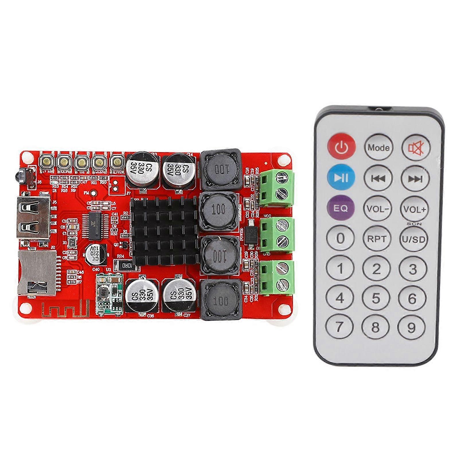 High quality  TPA3116 with remote control digital amplifier board Bluetooth