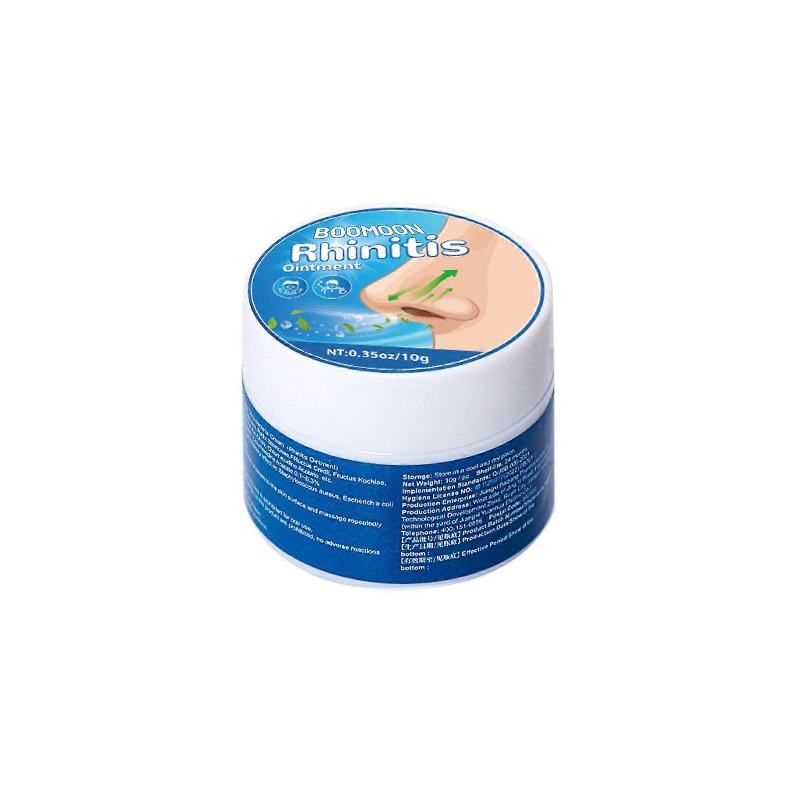 Nenän tukkoisuuteen tarkoitettu voide rauhoittaa ja kosteuttaa nenän tukkoisuutta ja