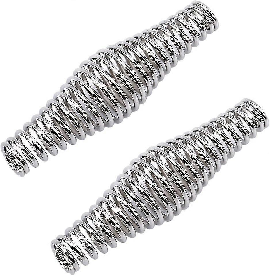 2ピース バーベキュースプリングハンドル 頑丈なバーベキュースプリングハンドル グリルとバスケット用 ストーブスプリングハンドルグリップ バスケットハンドルスプリング