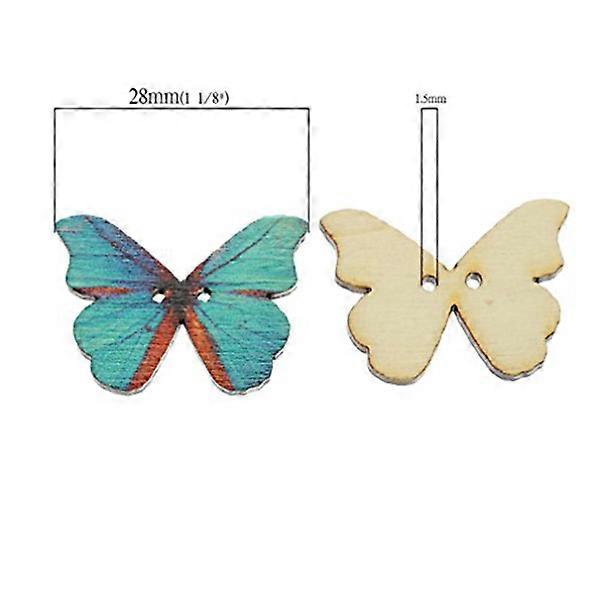 DIY Button Wooden Buttons for Craft Sewing 150Pcs Multi