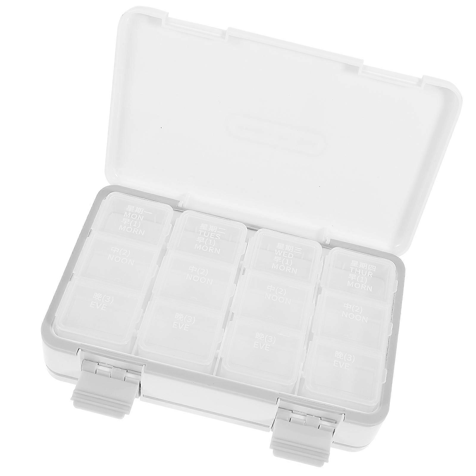 Medication Box Store Tablets or Small Items Travel Design Elders 1Set