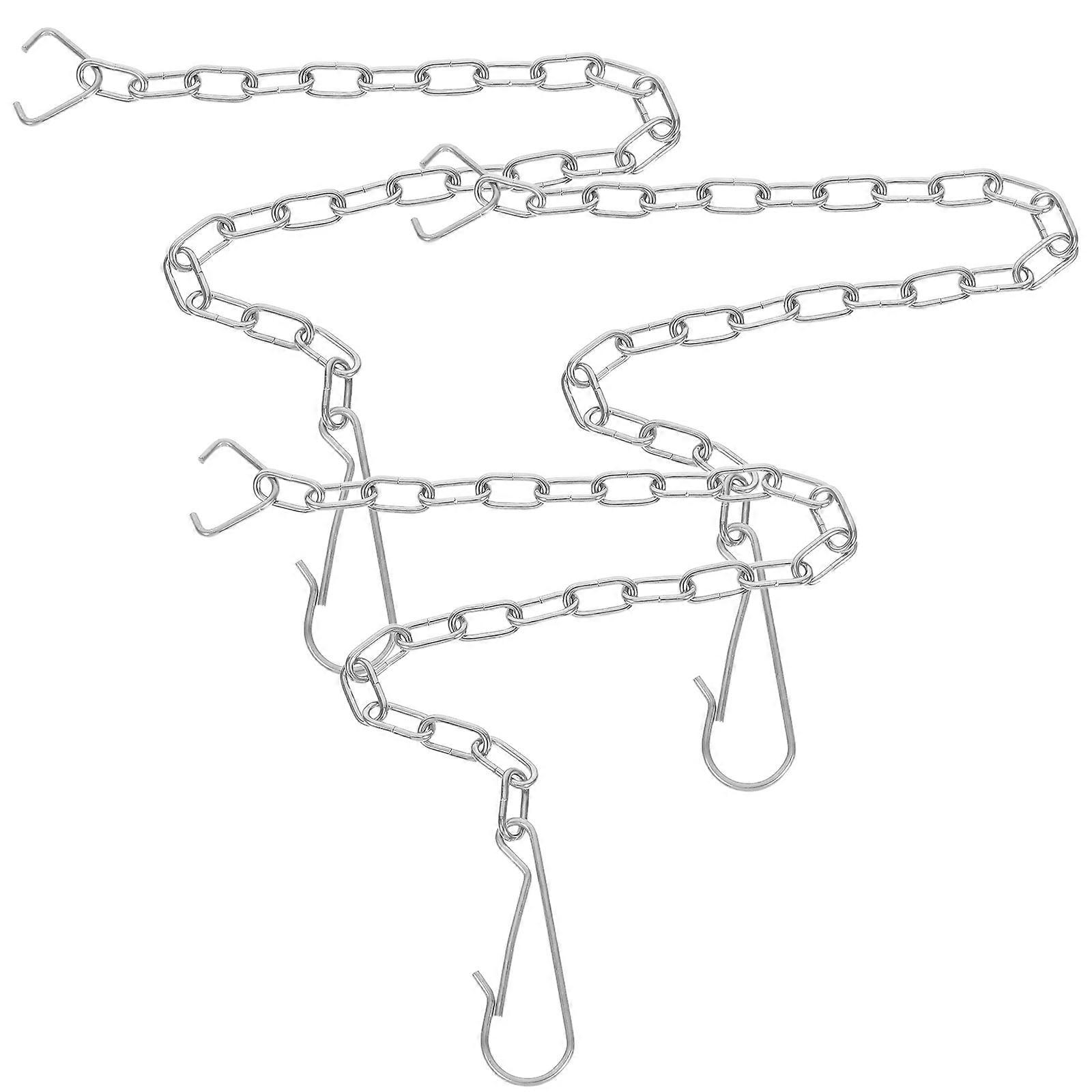 Durable Stainless Steel Toilet Chain for Flapper Replacement Kit 9Pcs Set