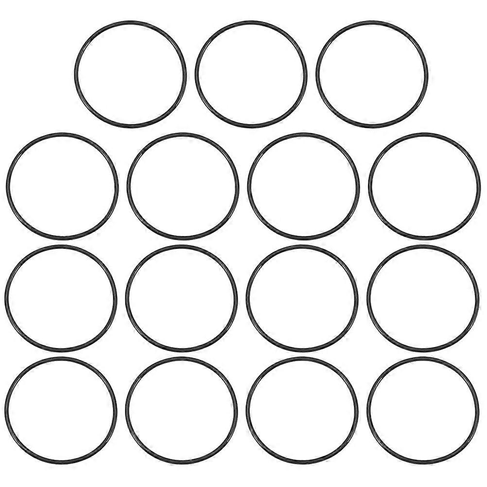 Blank Silicone Wristbands Elastic Circular Shape Daily Outfits Comfortable Wearing 50Pack