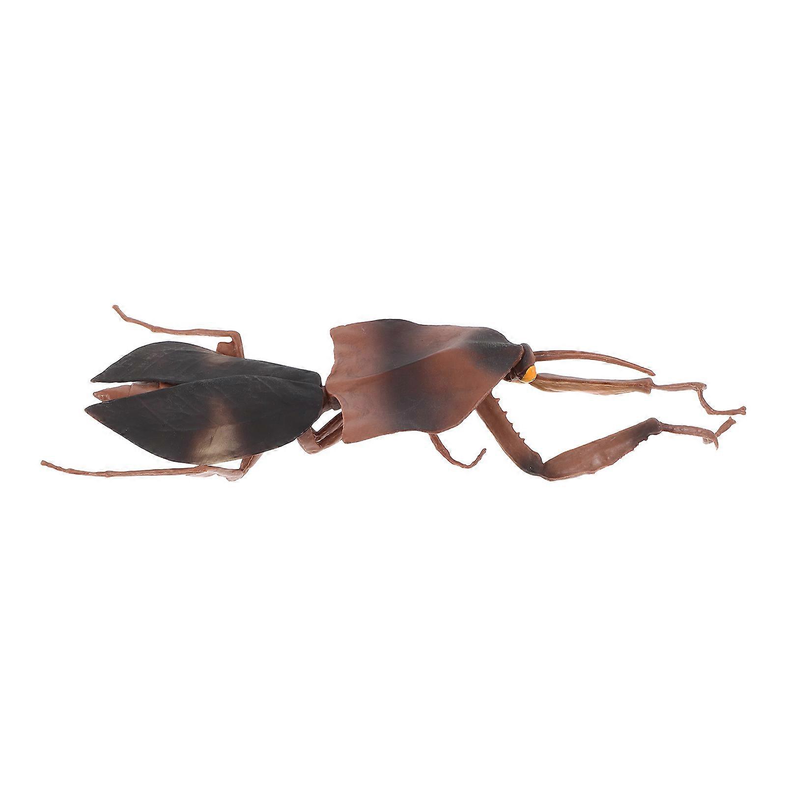 Home Decoration 3Pcs Dead Leaf Mantis Toy PVC Realistic Insect Models