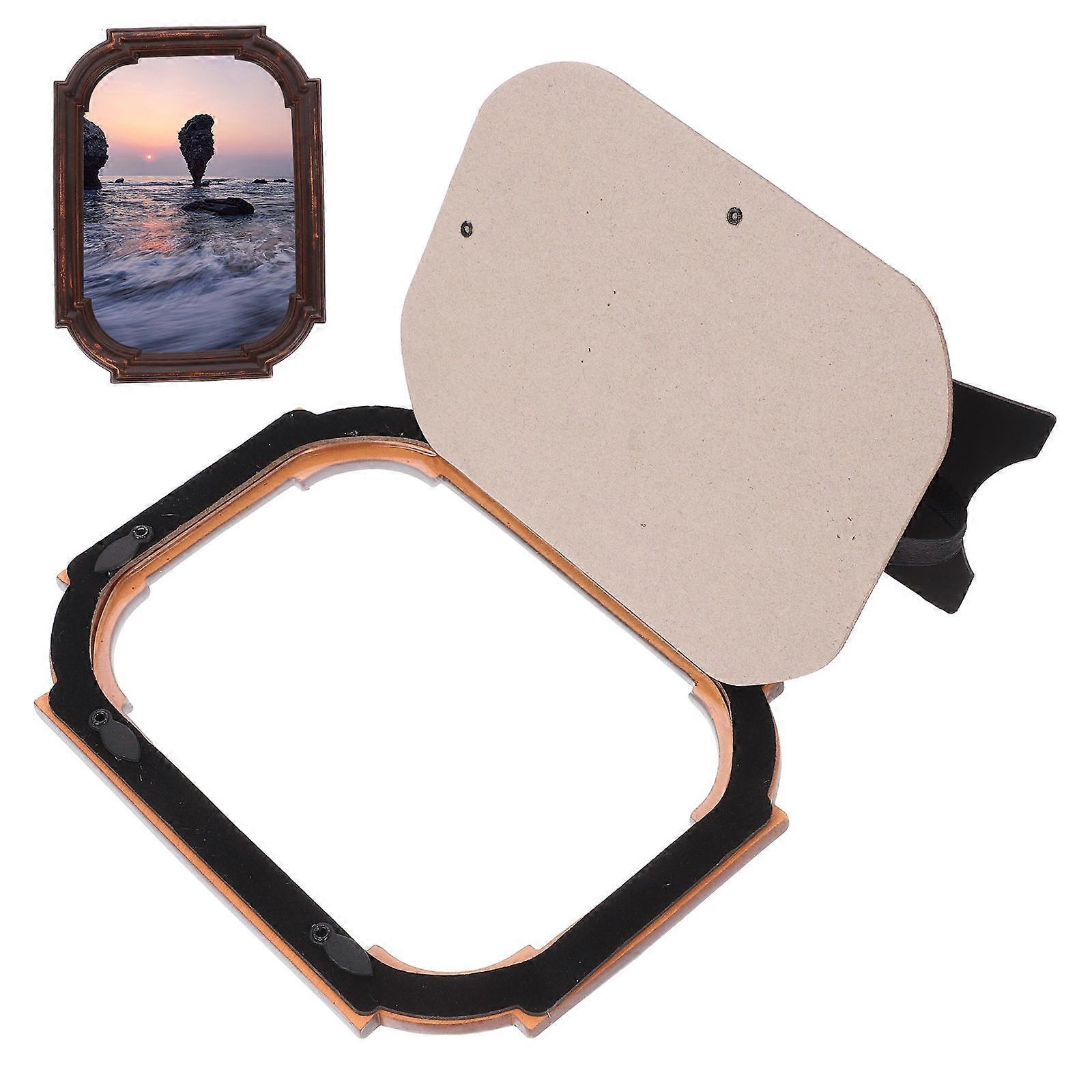 Vintage Picture Frame Resin Photo Display Frame for 5Pcs Decorative Use