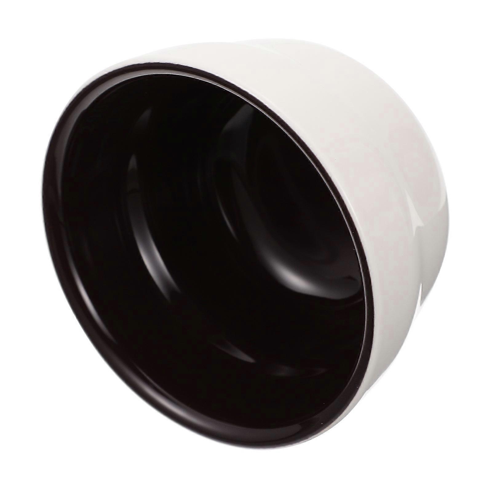 6Pcs White Ceramic Coffee Evaluation Cup for Cafe and Household