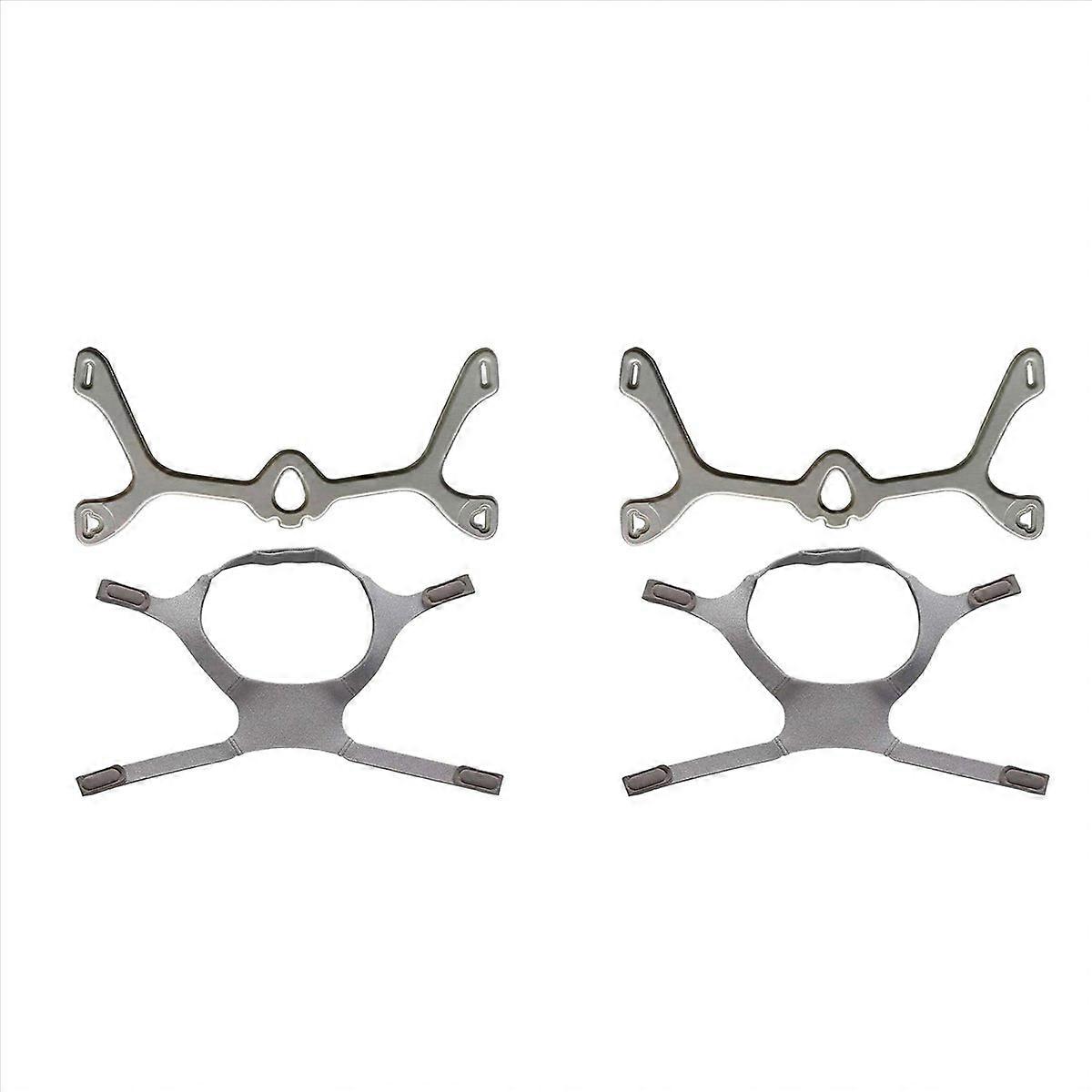 2X Headgear and Fabric Frame for Wisp Nasal Mask, Replacement Frame and CPAP Headgear for , Standard