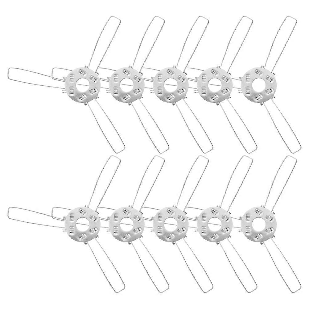 Lighting Clips with 3 Fork Bracket for DIY Lampshade 50Pcs Set