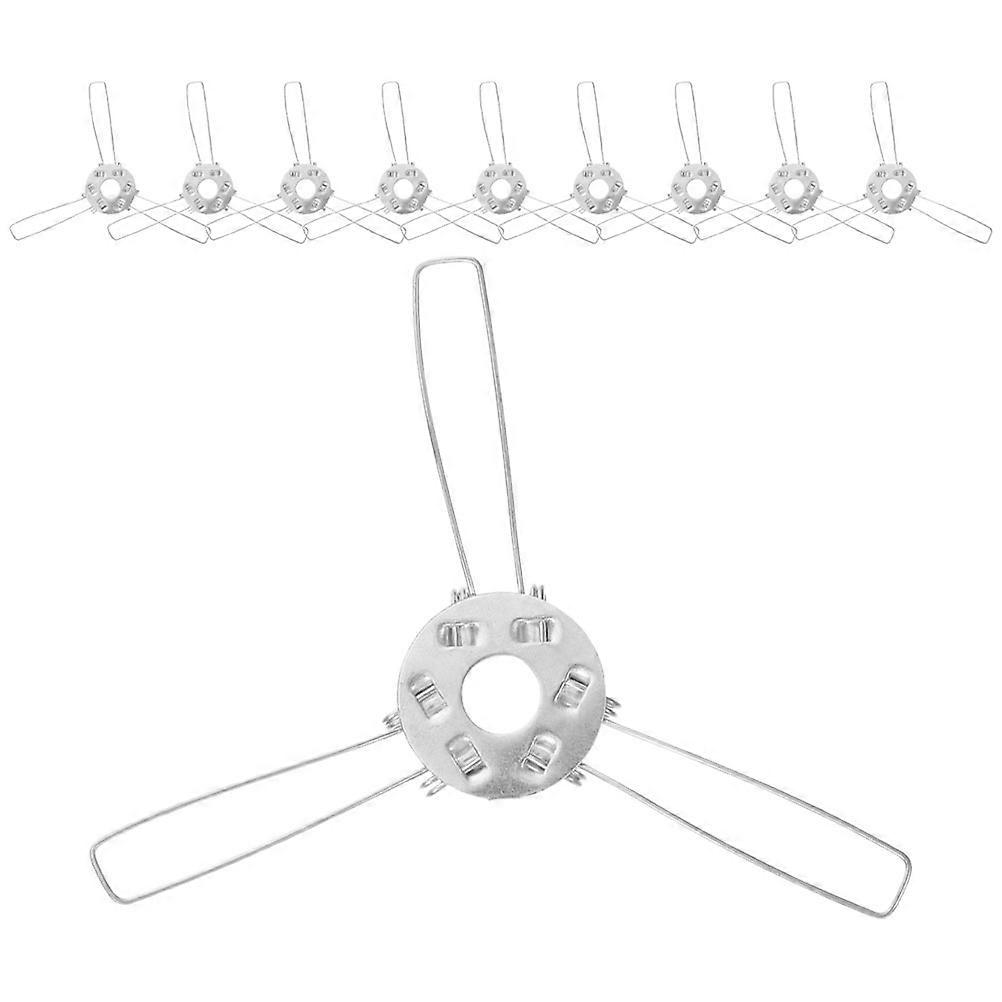 Lampshade Adapter Silver Iron Bracket for Lampshade 40Pcs