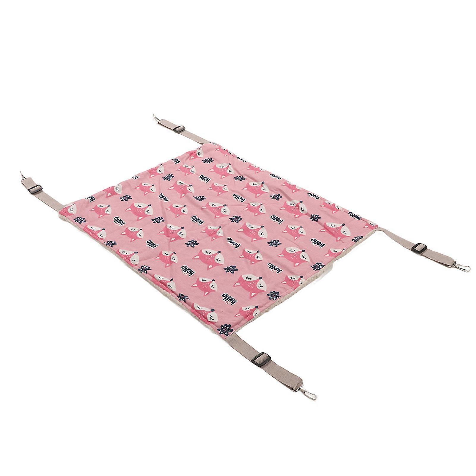 Soft Plush Cat Hammock Double Layer Warm Bed for Small Pets