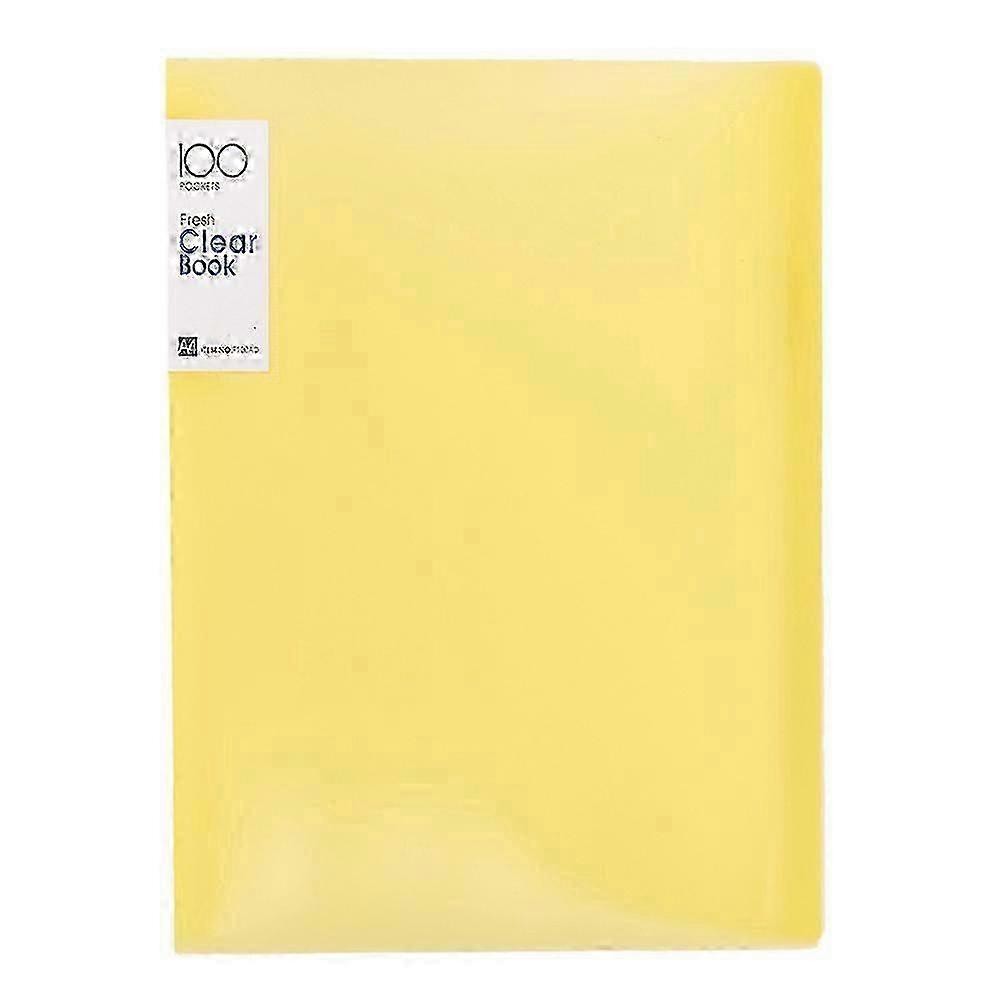 Double Pocket Folders For A4 Size Documents, Transparent Heavy Duty Plastic, Waterproof, Smooth Finish, Ideal For Versatile Usage miao7