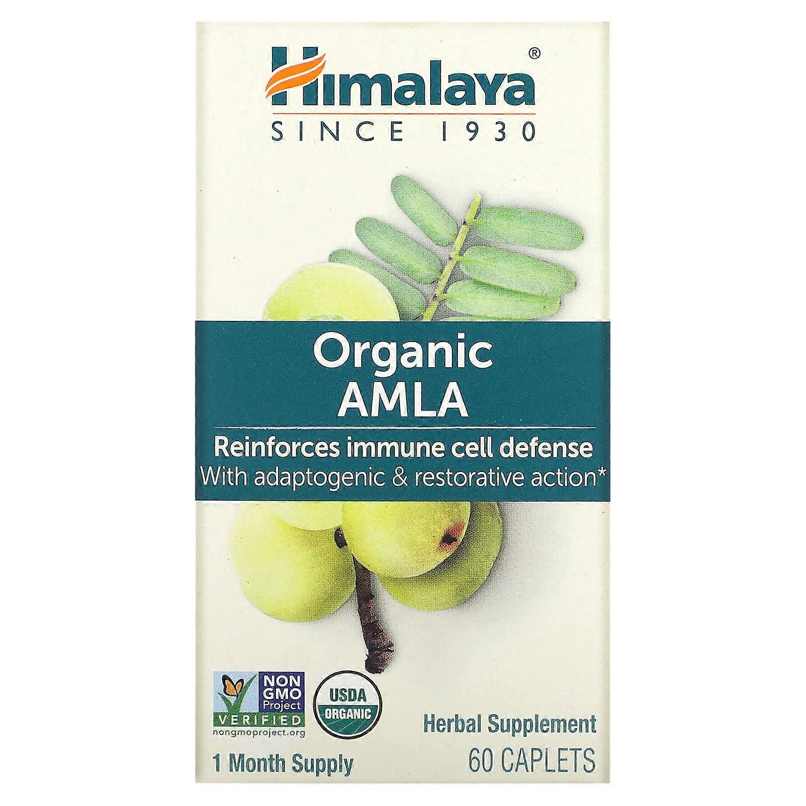Organic Amla, 60 Caplets