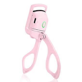 ZENGO Beheizte elektrische Wimpernzange, langlebige, per USB wiederaufladbare Wimpernzange, 2 Heizmodi, schnelles Vorwärmen der Wimpernzange (Pink)