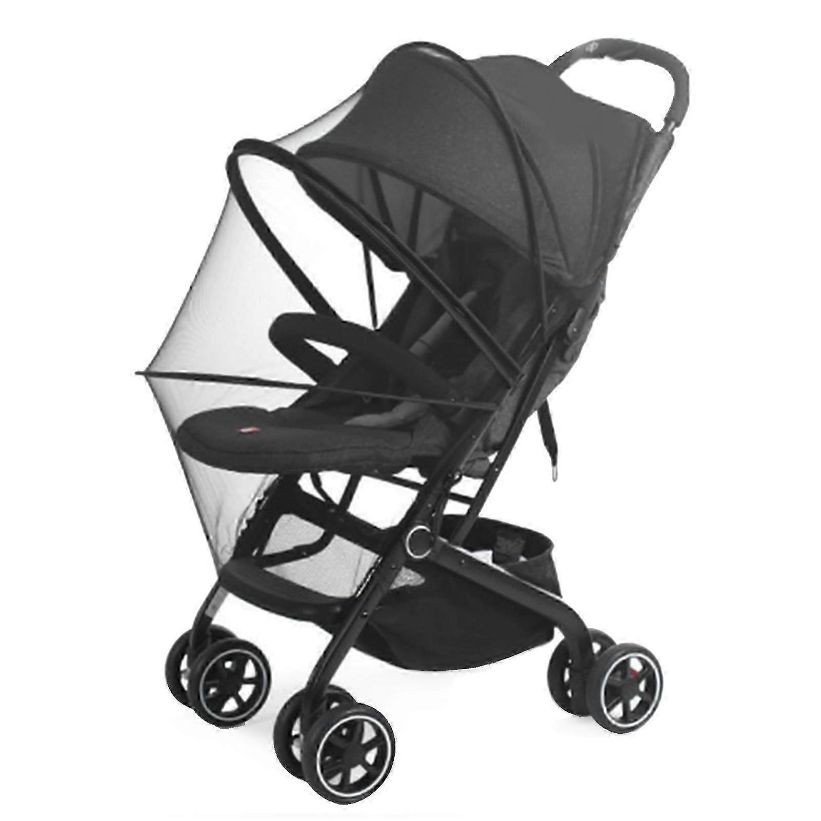 Baby Stroller Repellent Net Universal Zipper Foldable Stroller Mesh Large Repellent Net 25-26